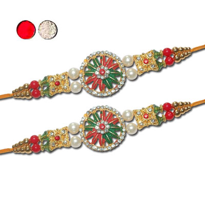 "Stone Studded Rakh.. - Click here to View more details about this Product
